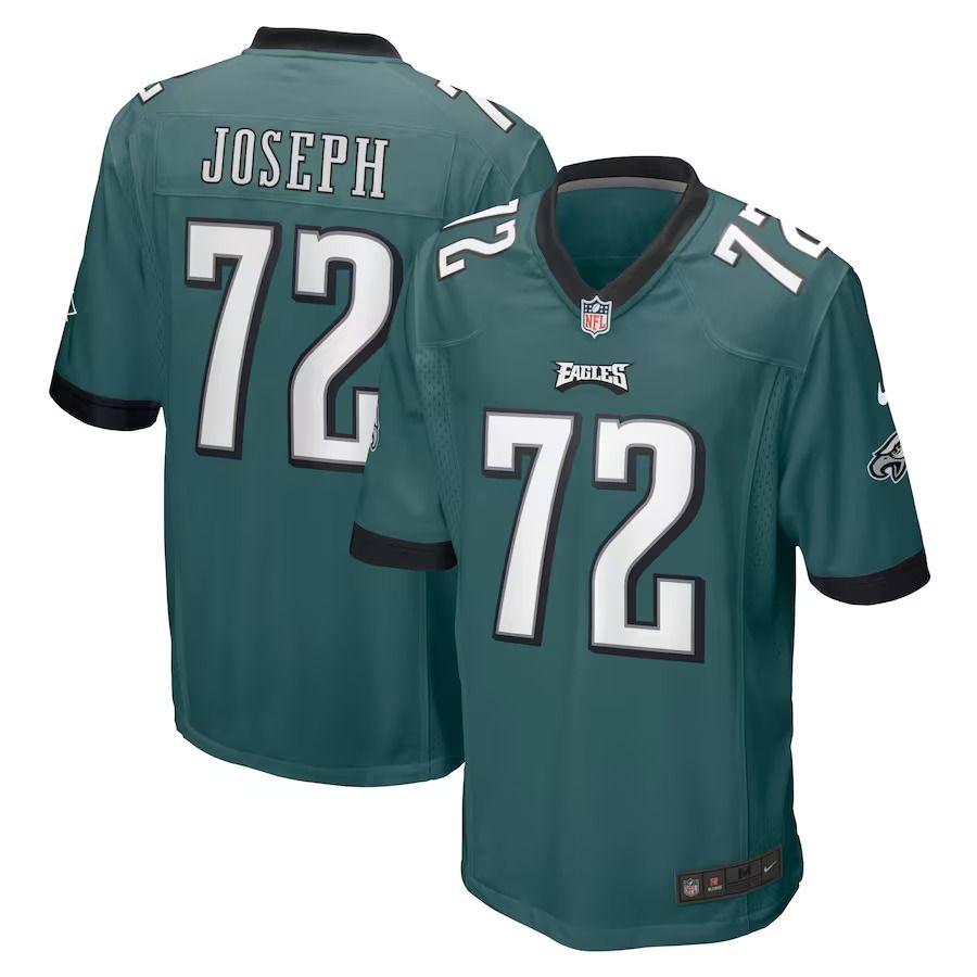 Men Philadelphia Eagles #72 Linval Joseph Nike Midnight Green Game Player NFL Jersey->women nfl jersey->Women Jersey